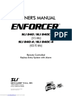 Owner'S Manual: Enforcer