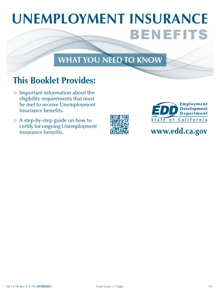 EDD Unemployment Benefits Guide | PDF | Unemployment Benefits | Economies