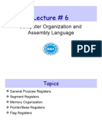 Lecture # 6: Computer Organization and Assembly Language