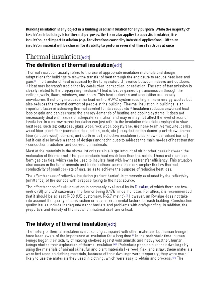 Understanding Building Insulation Types | PDF | Building Insulation ...