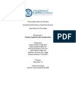 Terapia Cognitiva para La Depresión - Trabajo