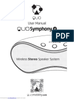 Symphony Speaker Manual