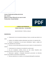 CURRICULUM PRIORIZADO - Educacion en y para La Salud 4tob Manfredi