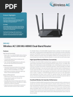 Wireless AC1200 MU-MIMO Dual-Band Router: Product Highlights