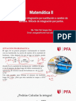 Matemática II: Método de Integración Por Sustitución o Cambio de Variable. Método de Integración Por Partes