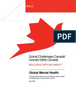 Global Mental Health: Request For Proposals