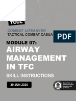 Airway Management in TFC: Skill Instructions