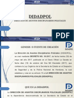 DIDADPOL: Investigación disciplinaria policial