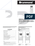 Manual de Operacion - Control Remoto rg57 - Minisplit r-22 Comp PDF
