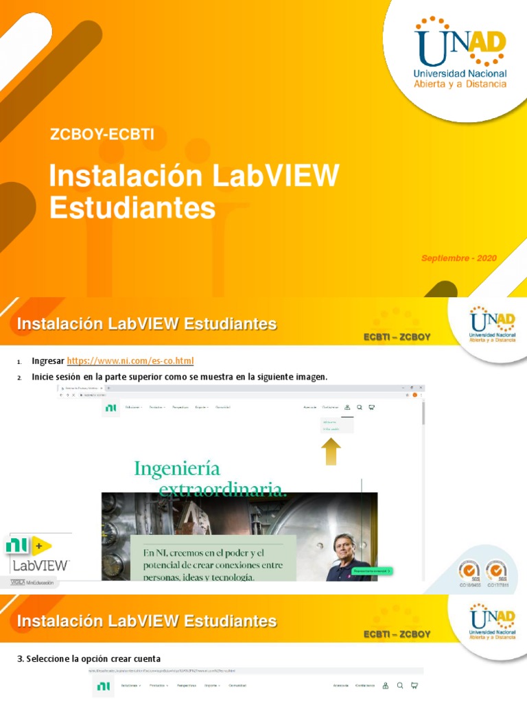 Guía de Instalación LabVIEW para Estudiantes | PDF | Informática | Software