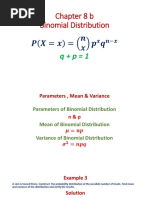 Chapter 8 B Binomial Distribution