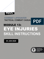 Eye Injuries: Skill Instructions
