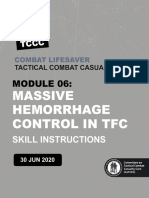 Massive Hemorrhage Control in TFC: Skill Instructions