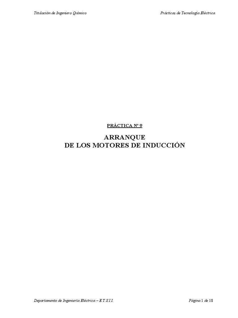 Arranque Estrella-Triángulo en Motores | PDF | Corriente eléctrica ...