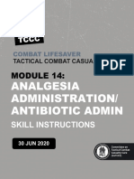 Analgesia Administration/ Antibiotic Admin: Skill Instructions