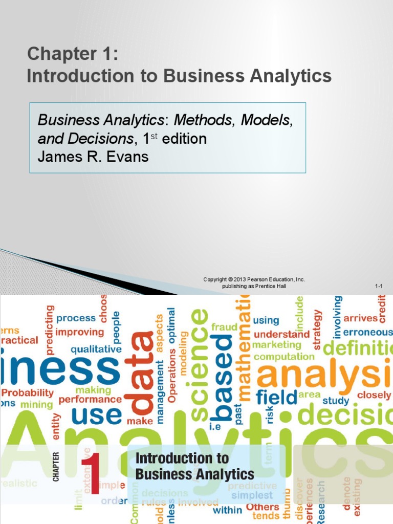 Business Analytics Chapter 1 | PDF | Analytics | Mathematical Optimization