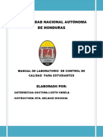 Manual Control de Calidad para Estudiantes Modificado 2019 PDF