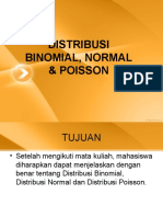 Distribusi Binomial, Normal Poisson