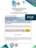 Guia de Actividades y Rúbrica de Evaluación - Reto 5 Emprendimiento Social e Innovación PDF