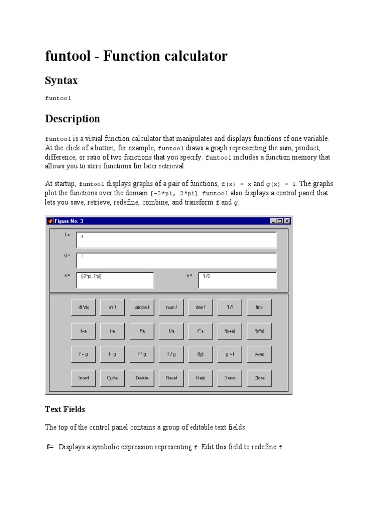 Visual Function Calculator Tool | PDF | Function (Mathematics) | Derivative