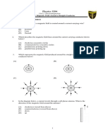 Physics 3204: Part A: Multiple Choice