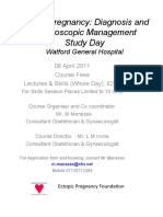 Ectopic Pregnancy Course Flyer