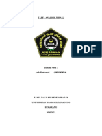 Tabel Analisis Jurnal