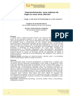 Psicologia do Desenvolvimento: Uma subárea ou nova ciência