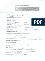 Formulario Do Perfil Do Candidato Anexo II PDF
