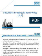 Securities Lending & Borrowing (SLB)