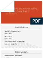 Assignment Thinking Skills (RUBRIC) 2020