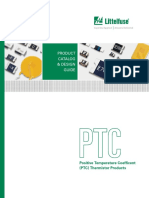 Product Catalog & Design Guide: Positive Temperature Coefficent (PTC) Thermistor Products