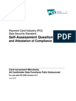 Self-Assessment Questionnaire A: and Attestation of Compliance
