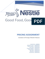 Pricing Assignment: Evolution of Pricing of Nestle Products