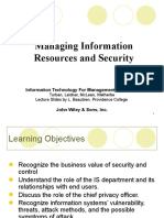 Managing Information Resources and Security: Information Technology For Management 6 Edition