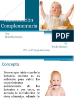 Alimentacion Complementaria. PMC