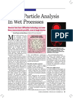 Online Particle Analysis in Wet Processes