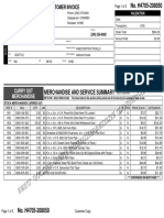 SPECIAL SERVICES INVOICE