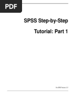 SPSS Step-by-Step Tutorial: Part 1