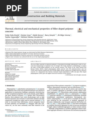 Thermal, Electrical and Mechanical Properties of Filler-doped Polymer