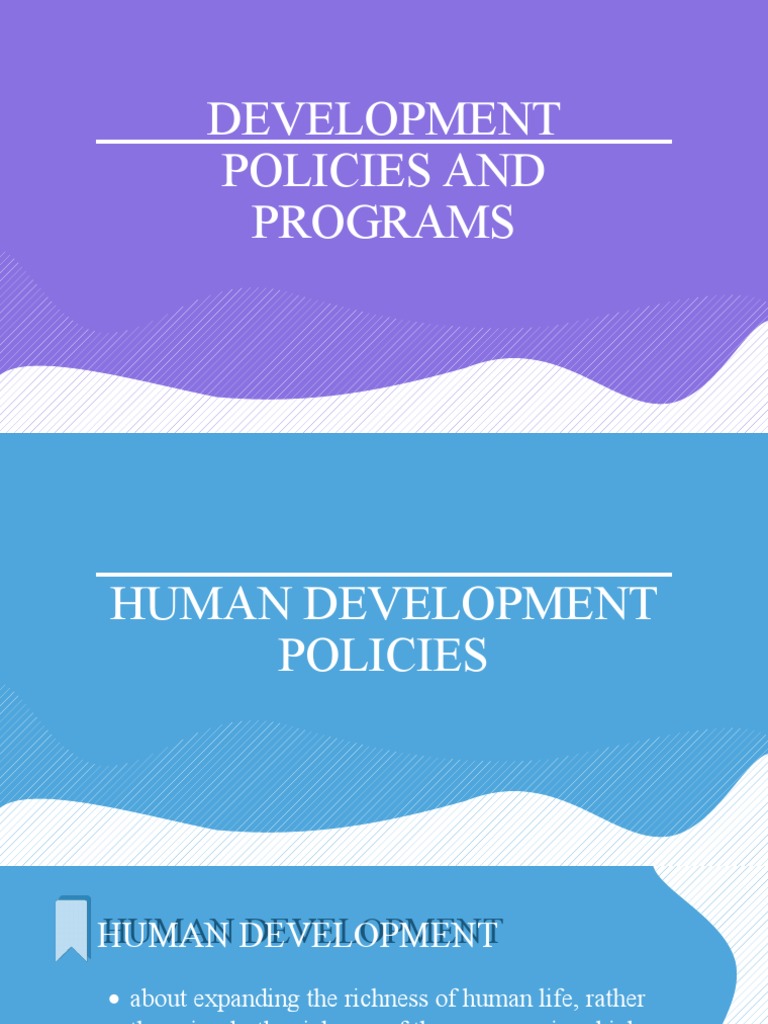 Human Development & Policy Focus | PDF | Monetary Policy | Fiscal Policy