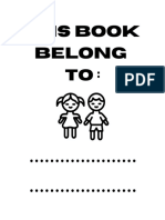 This Book Belong To - PDF