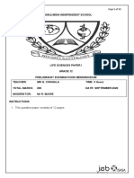 Grade 12 Ls Prelim Paper 1 Memo