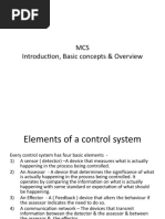 MCS Introduction, Basic Concepts & Overview