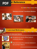 CONTEXTUAL REFERENCES - Word Ref