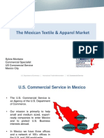 The Mexican Textile & Apparel Market: Sylvia Montano Commercial Specialist US Commercial Service Mexico City