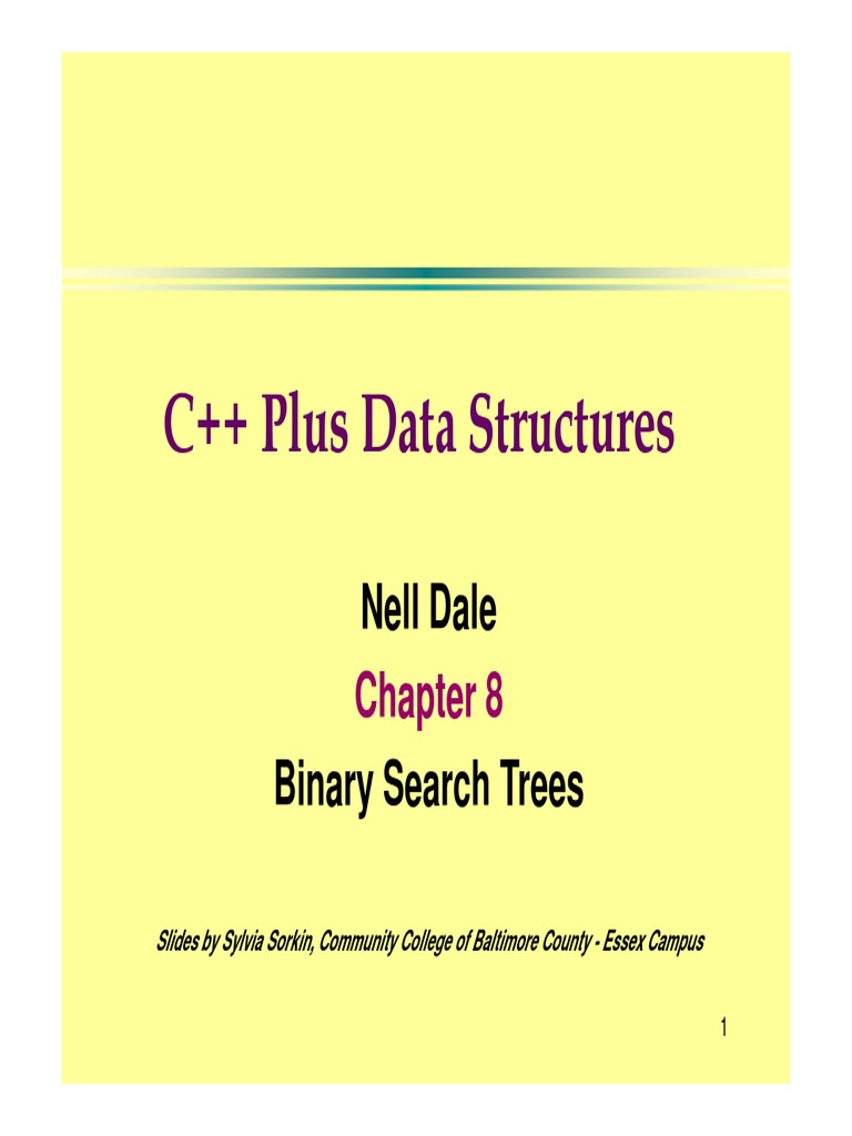 C++ Plus Data Structures: Nell Dale | PDF | Theoretical Computer ...