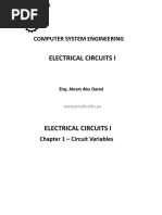 CH1 - Circuit Variables PDF