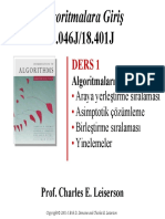 Algoritmalara Giriş 6.046J - 18.401J PDF