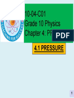 10-04-C01 Grade 10 Physics Chapter 4: PRESSURE